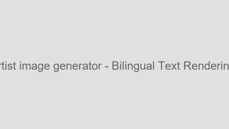 Bilingual Text Rendering