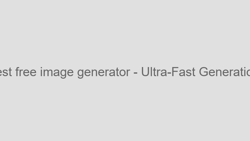 Ultra-Fast Generation