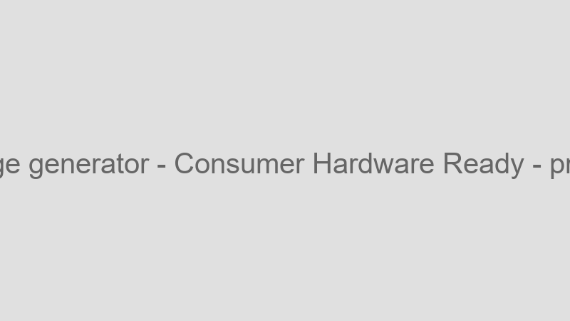 Consumer Hardware Ready