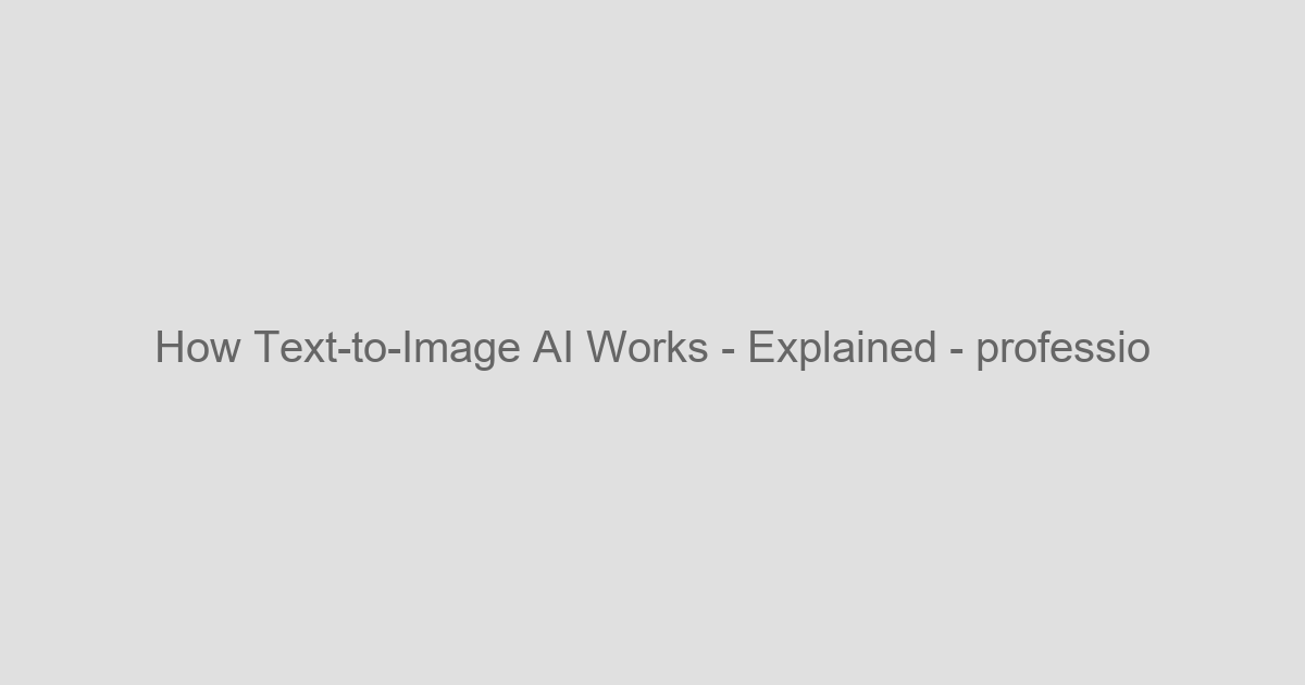 How Text-to-Image AI Works - Explained - AI Guides Tool Screenshot