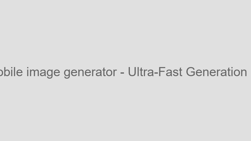 Ultra-Fast Generation