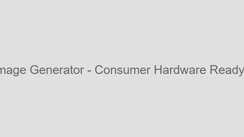 Consumer Hardware Ready