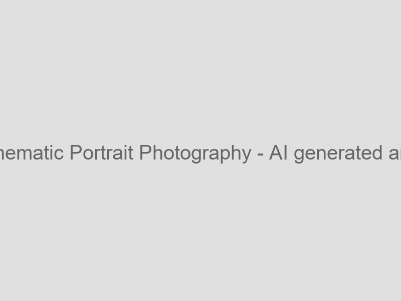 Cinematic Portrait Photography