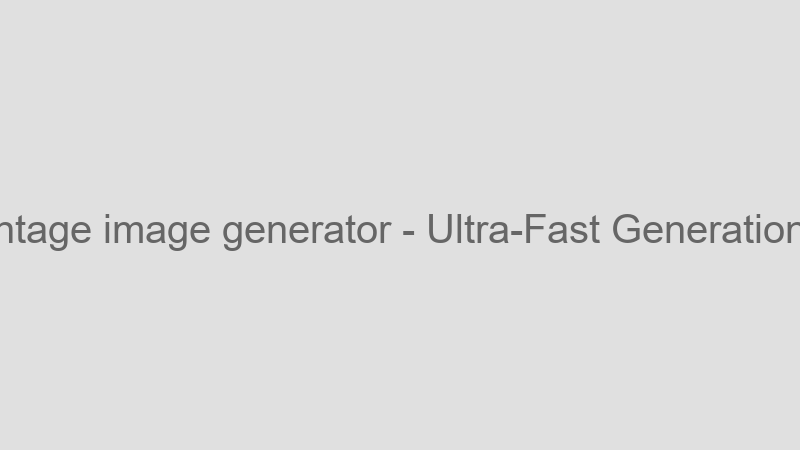 Ultra-Fast Generation