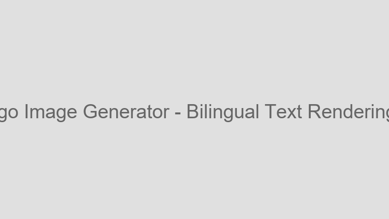 Bilingual Text Rendering