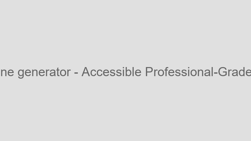 Accessible Professional-Grade Generation
